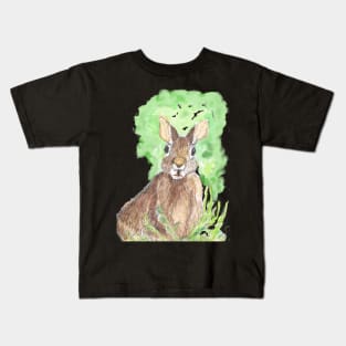 Hare listening........ Kids T-Shirt